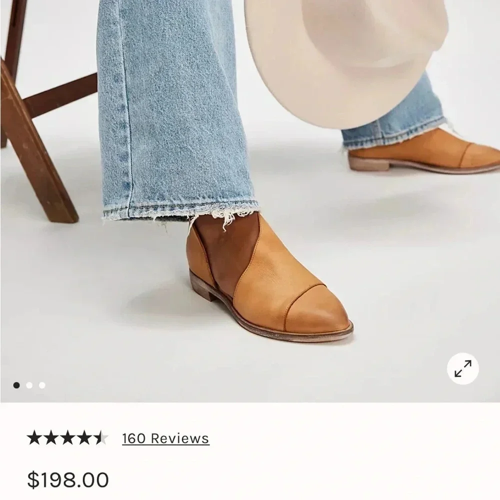 Free People Brown Suede Flats size 39
